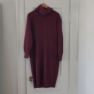 Long sweater dress